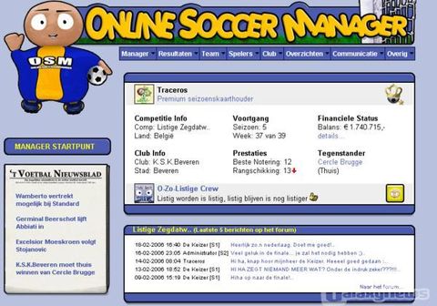 Online Soccer Manager